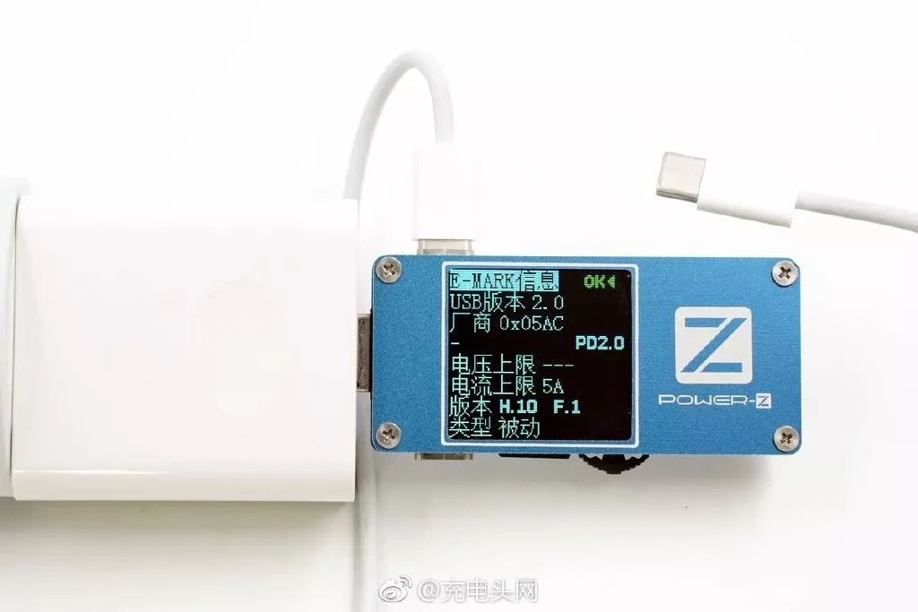 新款iPad Pro原装USB-C线带有E-Marker芯片，可过5A电流